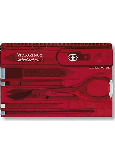 Victorinox Kamp Swısscard Şeff Kırmızı 0.7100.T Kırmızı