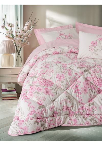 Cotton Box Tek Kişilik Uyku Seti Floren Pembe Pembe