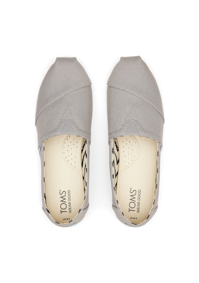 Espadril / Keten Kadın 10020858 Toms Alpargata Recycled Cotton Canvas Drizzle Grey Grey Gri
