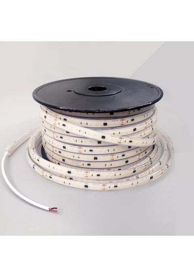 220 V Dim Edilebilir Şerit Led 10 CM De Kesilebilir M/120 Led Mavi 5 M İP65