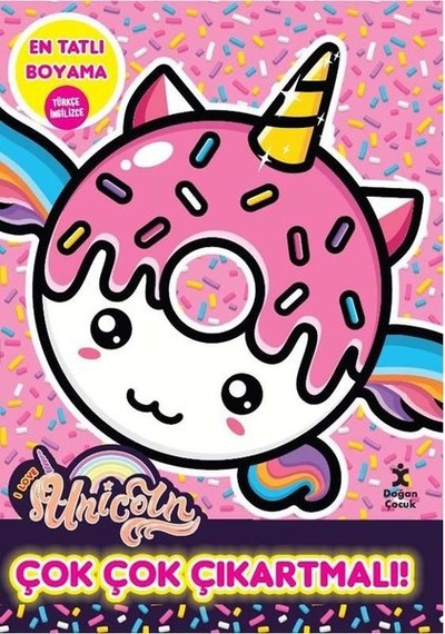 I Love Unicorn-En Tatlı Boyama - Çok Çok Çıkartmalı!- Doğan Çocuk