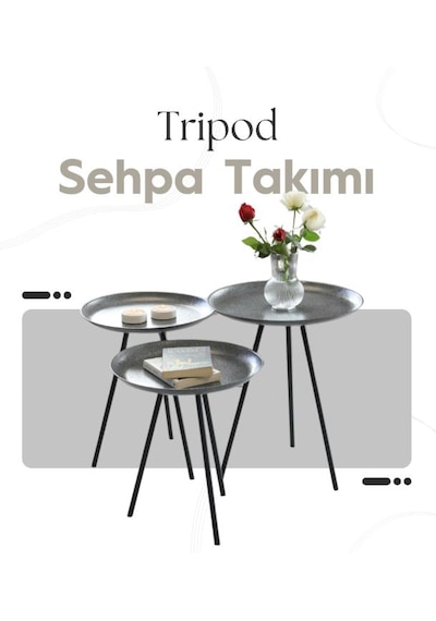 Tripod 3'lü Sehpa