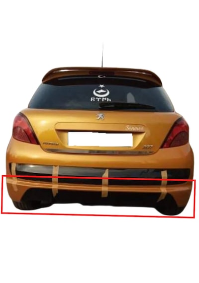 Peugeot 207 Arka Tampon Eki Boyasız
