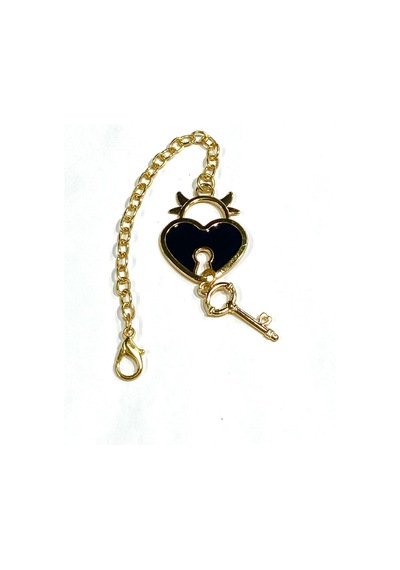 Karantuhafiye Metal Çanta Sallantı Süsü / 20 Cm / Slt4 Siyah