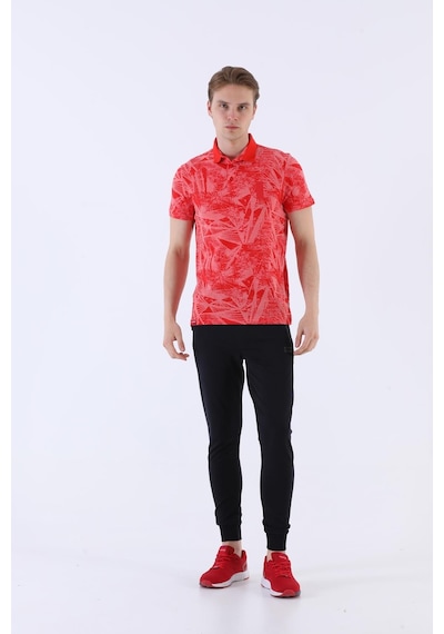 Maraton Sportswear Regular Erkek Polo Yaka Kısa Kol Beach Kırmızı T-Shirt 20604-Kırmızı