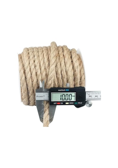 Jütburada Jüt Halat 10 Mm 100 Metre Hasır Dekor Süsleme İp