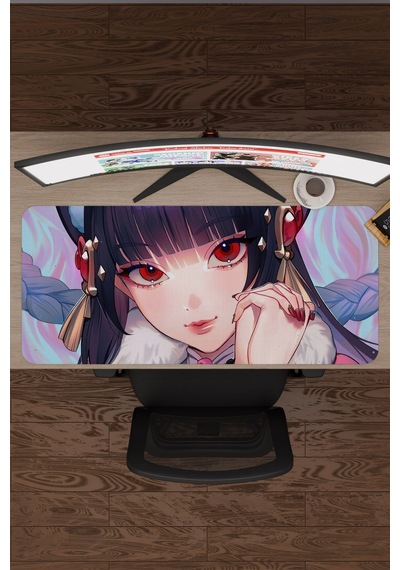 Yun Jin Genshin Impact Anime Oyuncu V5 - 90x40 Xxl Gaming Mouse Pad Fare Altlığı