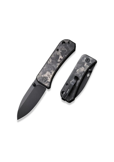 We Knife Banter Marble Carbon Fiber Handle Black Stonewashed Cpm S35vn Blade Kamp Çakı Siyah