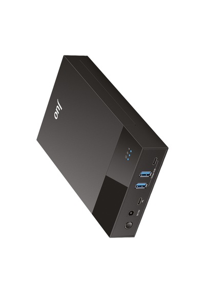 Juo Jhd40 2.5" Ve 3.5" İnç Sata Hdd Ssd Harici Disk Kutusu, Usb 3.1 Type-c 5gbps, 3 Port Usb Hub, 24tb Destekli