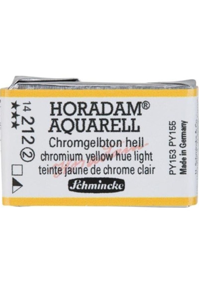 Schmincke : Horadam Aquarell Artist Sulu Boya : Tam Tablet : Seri 2 212 Chrome Yellow Light No Lead