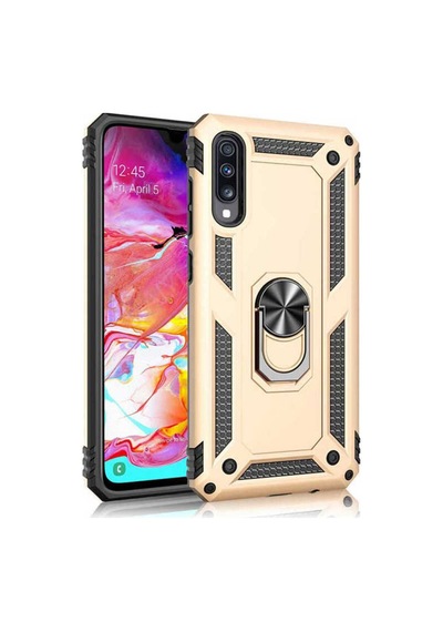 Huawei P Smart Pro 2019 Kılıf Zore Vega Kapak Gold