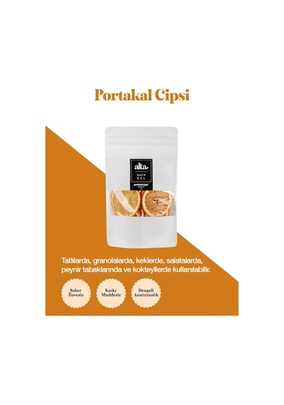 Alta Naturel Kurutulmuş Portakal 30 G
