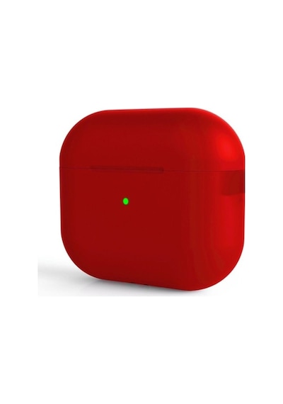 Apple AirPods Uyumlu Pro 2 Zore Standart Silikon Kılıf Kırmızı