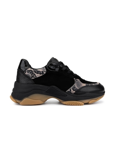 Tamer Tanca Kadın Hakiki Deri Siyah Sneakers & Spor Ayakkabı 154 3382 Bn Ayk Sk25-26 Sıyah Siyah