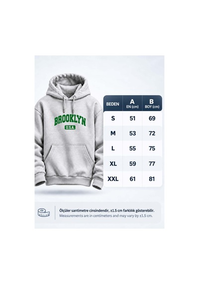 North Whiskers Brooklyn Yazı Baskılı Unisex Hoodie Vintage College Kapüşonlu Sweatshirt Gri - 930761959 Gri - 930761959 Gri North Whiskers Brooklyn Yazı Baskılı Unisex Hoodie Vintage College Kapüşonlu Sweatshirt Gri - 930761959 Gri - 930761959 Gri