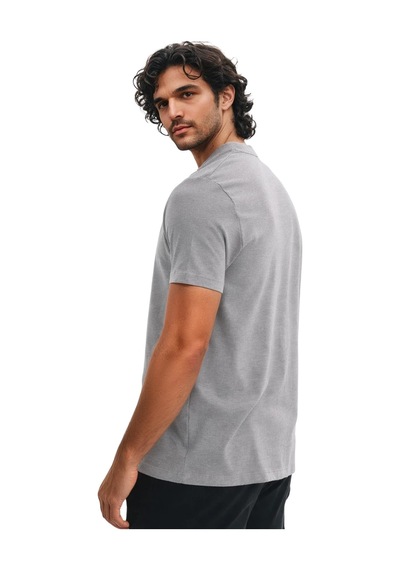 Ar-ma Erkek Regular Fit Basic Pamuk Pike Polo Yaka Baskısız Tişört Y29374354502 Gri-g2 M