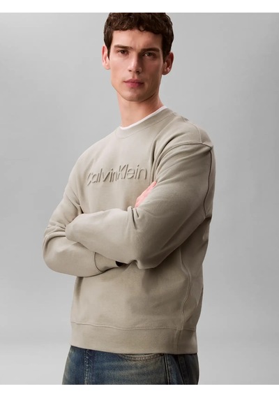 Calvin Klein Eu Sportswear Graphı, Pez, S Yeşil Erkek Sweatshirt