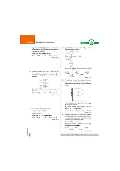 TYT Matematik Konularına ve Zorluk Derecelerine Göre Çıkmış Soru ve Çözümleri -  A Yayınları