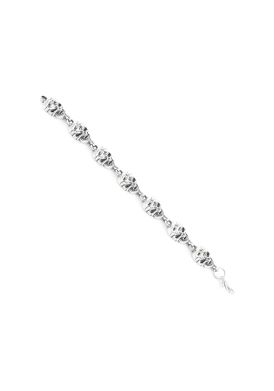 Skull Çelik Bileklik N11.3289 Çelik