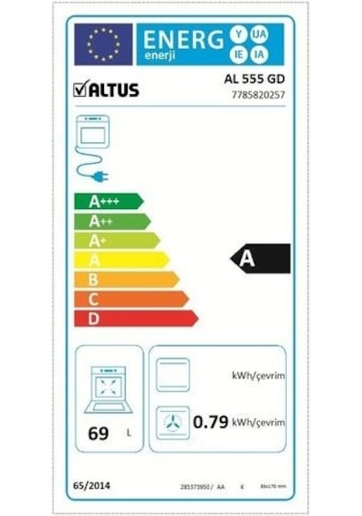 Altus ALA 322 W Ankastre Fırın