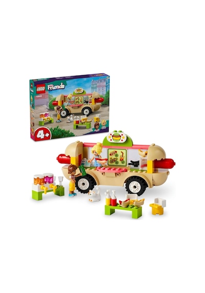 LEGO® Friends Sosisli Sandviç Arabası 42633 4+ Yaratıcı Oyuncak Yapım Seti - 100 Parça