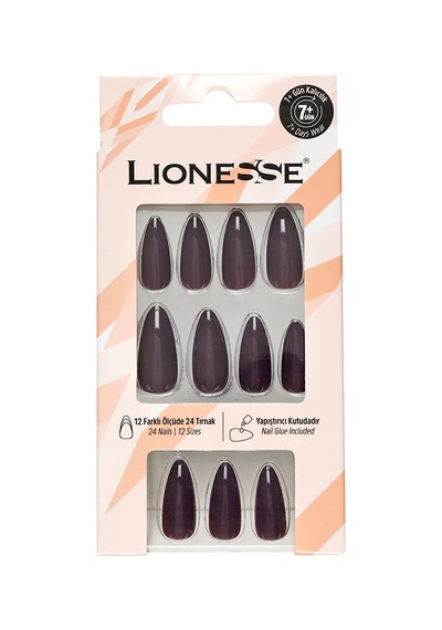 Lionesse Takma Tırnak 24'lü A-92 Purple