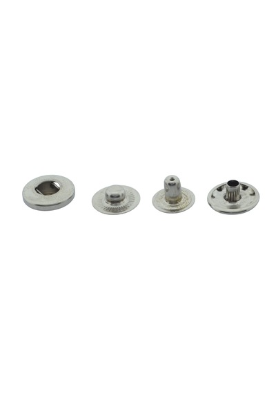 14mm 10 Adet Nikel Gümüş Renk Çıt Çıt Set