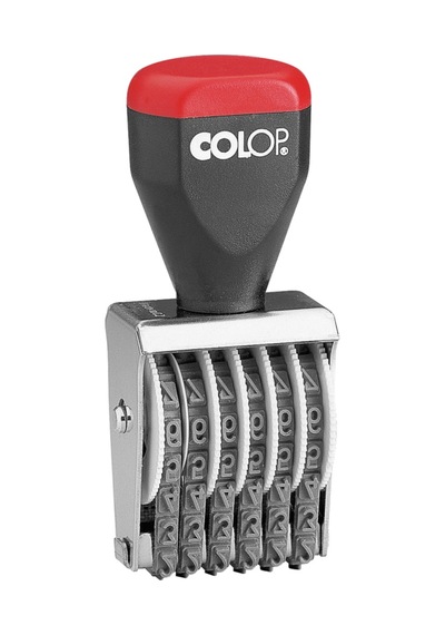 Colop 04006 Bandlı Numaratör - 4 MM/6 Haneli