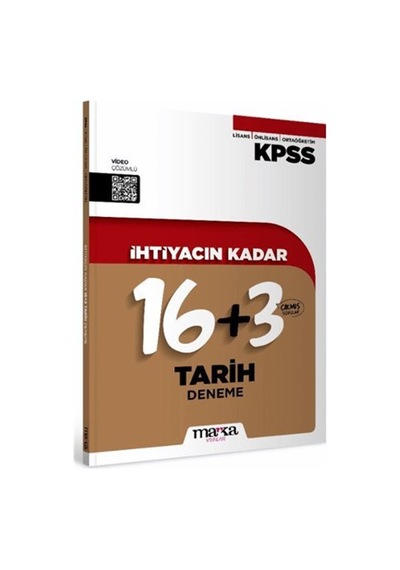 Kpss İhtiyacın Kadar Tarih 16+3 Deneme / Kolektif
