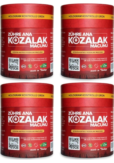 Zühre Ana Çam Kozalak Macunu - 4 Adet Hologramlı Ürün