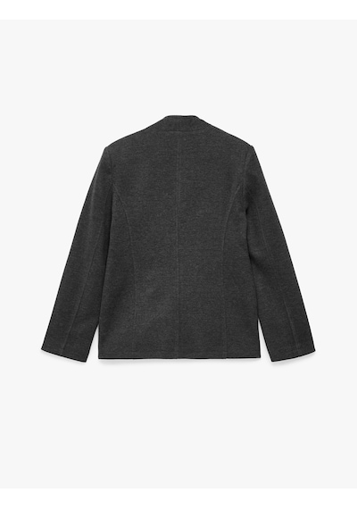 Koton Uzun Kollu Süslü Düğmeli Hakim Yaka Blazer Ceket Napolyon Kapamalı Antrasit 7wak10103ek Koton Uzun Kollu Süslü Düğmeli Hakim Yaka Blazer Ceket Napolyon Kapamalı Antrasit 7wak10103ek