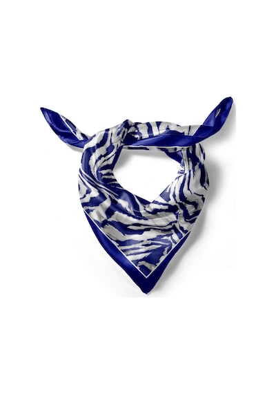 Zebra Desen Bandana/fular Lacivert
