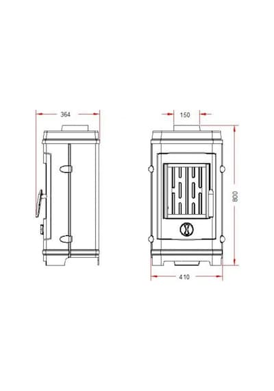 Invicta Remilly Döküm Odun Sobası - 6013 84