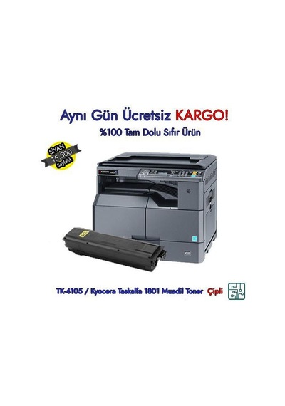 Tk-4105 / Kyocera Taskalfa 1800 Uyumlu Toner 15.500 Sayfa