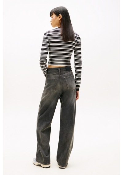 Tommy Hilfiger Claire Hr Wd Bj5082 Kadın Denim Black Jean-16403 Siyah