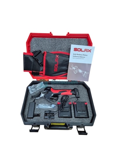 Solax B-q2121 3 Metre Teleskobik Uzatmalı Akülü Budama Makası 42 Mm