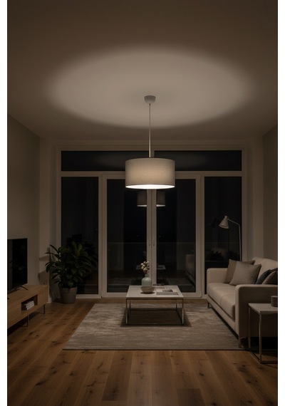 Testa Sarkıt Avize Beyaz-antrasit 38x21x70