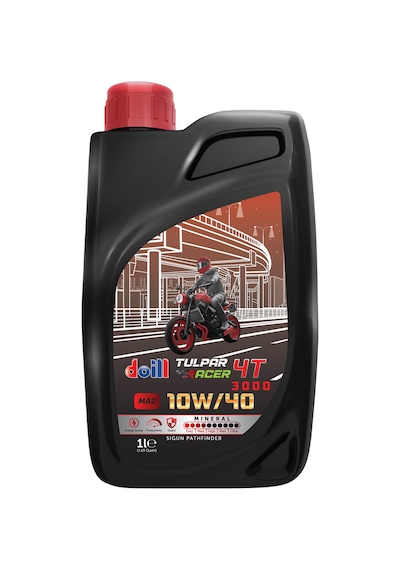 Doill Tulpar Racer 10W-40 4T - 4 Zamanlı Motosiklet Yağı 1 L