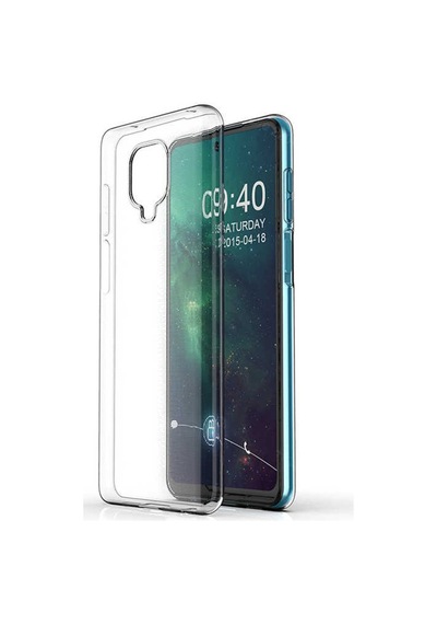 Xiaomi Redmi Note 9S Kılıf Şeffaf Ince Ve Esnek Süper Silikon Renksiz