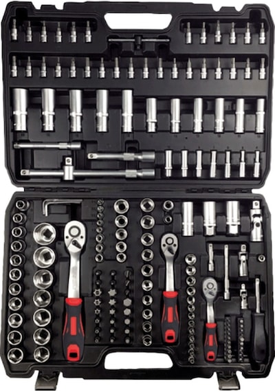 NT Tools NCSET173 173 Parça 1/2" 3/8" 1/4" Cr-V Lokma Seti
