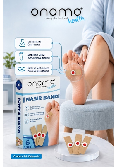 Onomo Nasır Bandı Nasır Yakısı 6 Adet