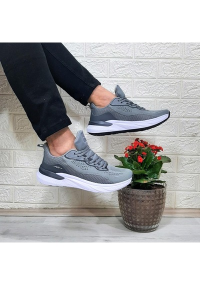 M.p 1603 Gri Renk Rahat Koşu Erkek Spor Ayakkabı 001