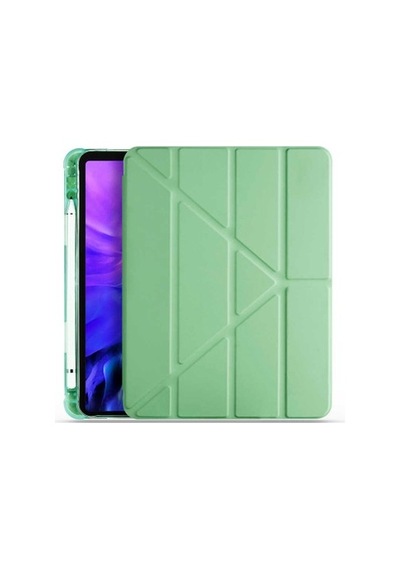 Case 4u Apple İpad Pro 2020 2.nesil Kılıf Tri Folding Smart With Pen Standlı Kapak - 11 İnç Bant