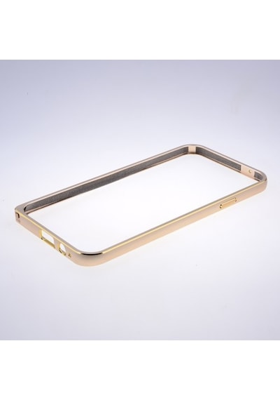 Samsung Uyumlu Galaxy E5 Metal Çerçeve Kilif Bumber 161600956 - Renk / Gold