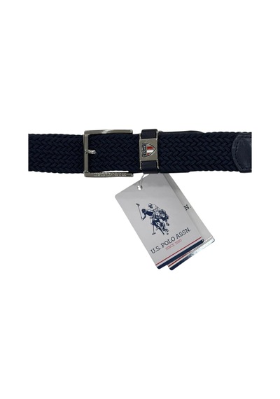 U.S. Polo Assn. Erkek Örgülü Kemer K24ak003 Lacıvert