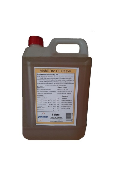 Açık-mobil Dte Oil Heavy Iso Vg 100 - 5 Litre
