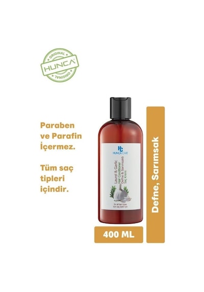 Hunca Care Defne & Sarımsak Özlü Saç Bakım Kremi 400 ML