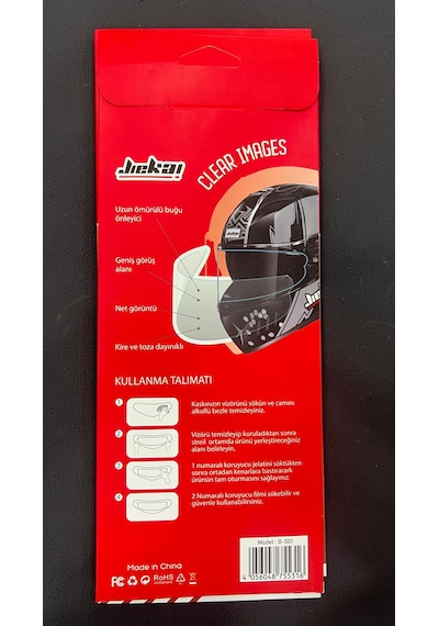 Jiekai Motorcu Kask Buhar Önleyici Film