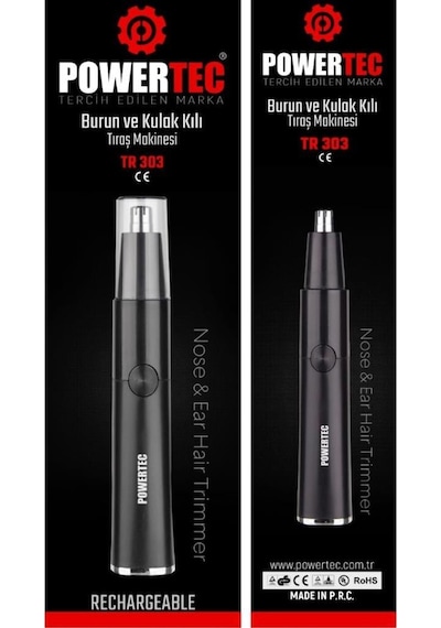 Powertec TR-303 Burun ve Kulak Kılı Makinesi