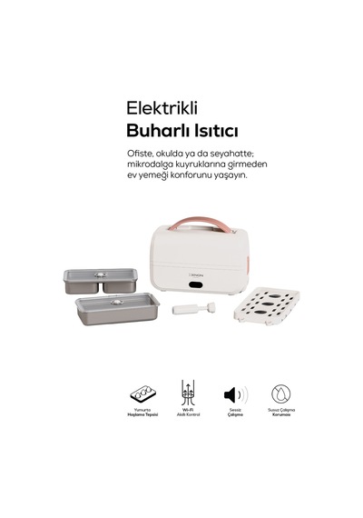 Xenon Smart X1122 300 W Elektrikli Sefer Tası Isıtıcılı Buharlı Yemek Isıtıcı